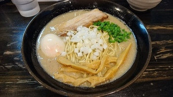 「麺堂稲葉Kuki Style」 料理 68245220 こってり味玉とりそば塩(大盛)