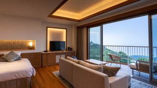 ＜西棟＞温泉露天　デラックステラスA2 [ツインルーム] [禁煙] [海が見える]