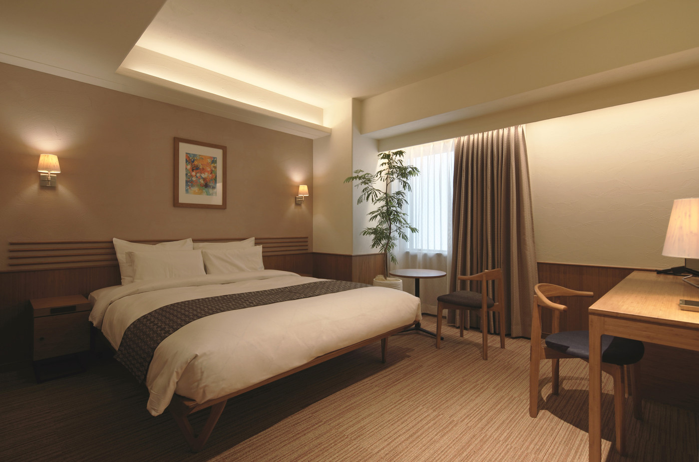 静寂に包まれてスヤスヤ…博多のオアシス的なホテル3719497