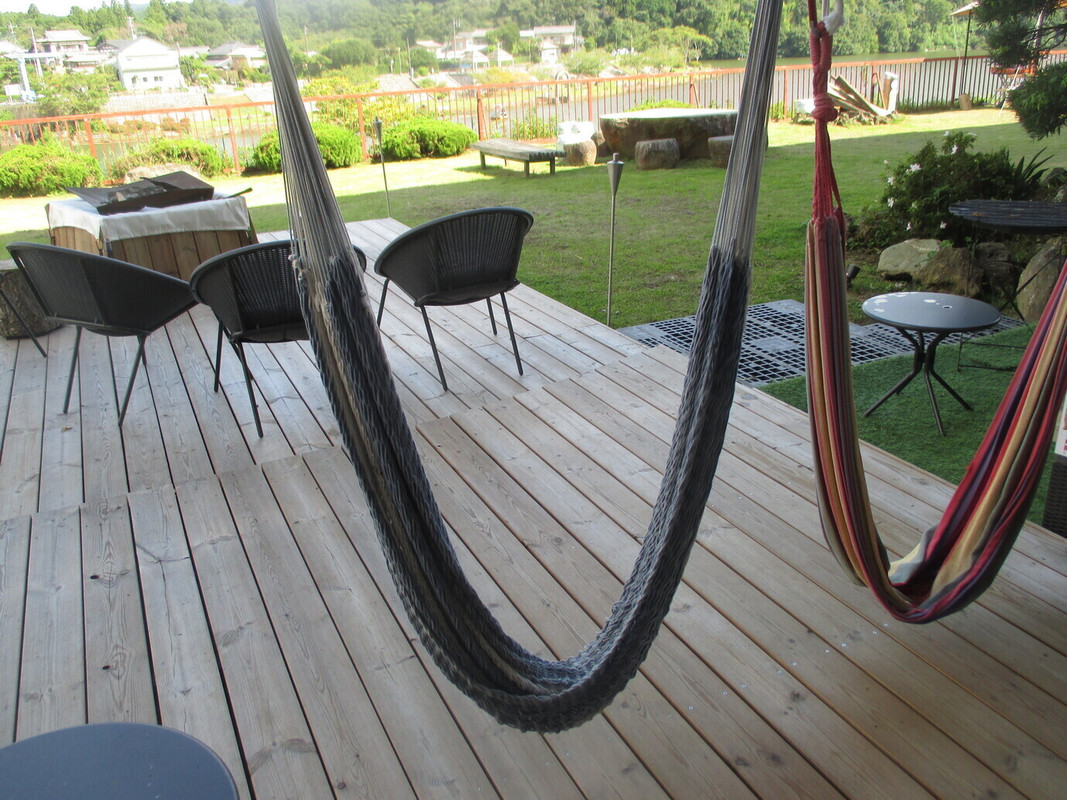 レイクデッキとハンモック