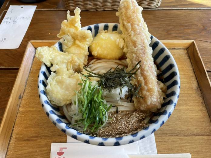 ちく玉天とかしわのぶっかけ / 5