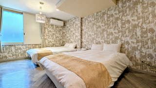 デザイン ダブルルーム ダブルベッド 2 台 禁煙