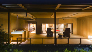 福地A　露天風呂付　富士山側　ベッド2　布団3 [山梨ワインラウンジ利用可能]