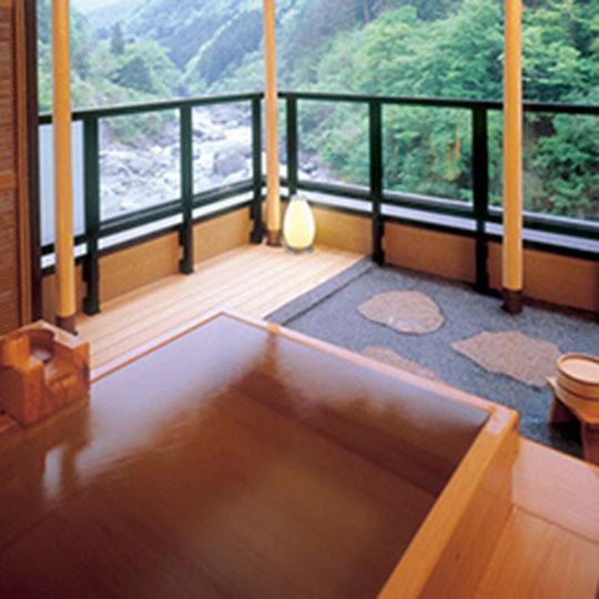 「北岳」の客室露天風呂 / 2