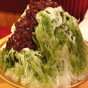 「コメダ珈琲店 池袋西口店」料理 1205452 宇治 （トッピング小倉あん、練乳）