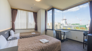 [禁煙] スタンダードツイン (21平米-ベッド幅130cm) (子供: 最大2名)