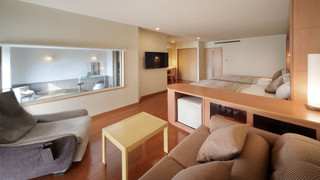 [秀峰館] 最上階展望風呂付グランドツイン 禁煙