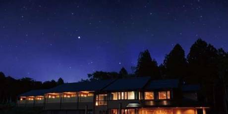 天然温泉露天風呂全室完備 満天の宿