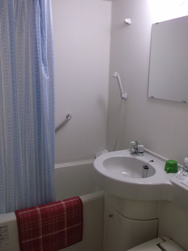 バストイレ付きの部屋には、ユニットバスが。