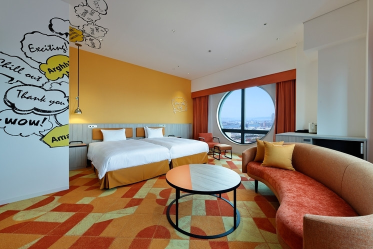 USJの延長線!?ホテルでもパーク気分が味わえるポップな空間♪3996394