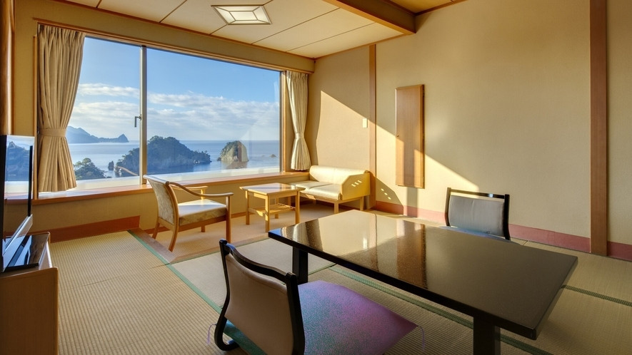 全室オーシャンビューの宿で名物の夕日を堪能4036526