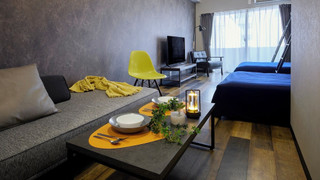 モデレートファミリーロフトベッドルーム