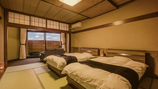 [禁煙] スーペリア露天風呂付和ベッドツイン12畳(眺望なし)
