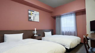 ツインルームシングルサイズベッド 2 台禁煙