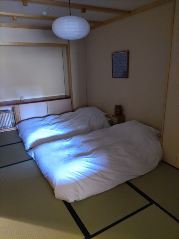 寝室はツインベット