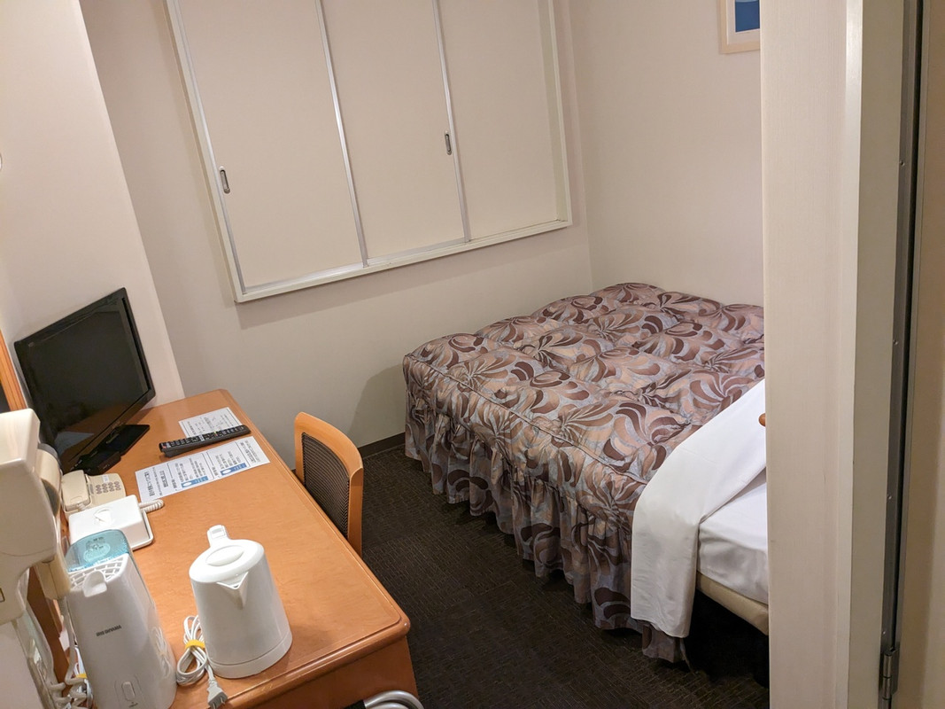 ゆったりした客室