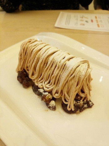 「マールブランシュ 北山本店」 料理 62077898 モンブラン・オートクチュール(ラムシロップ)