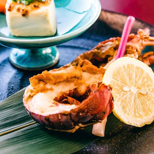 伊勢海老の雲丹焼き / 3