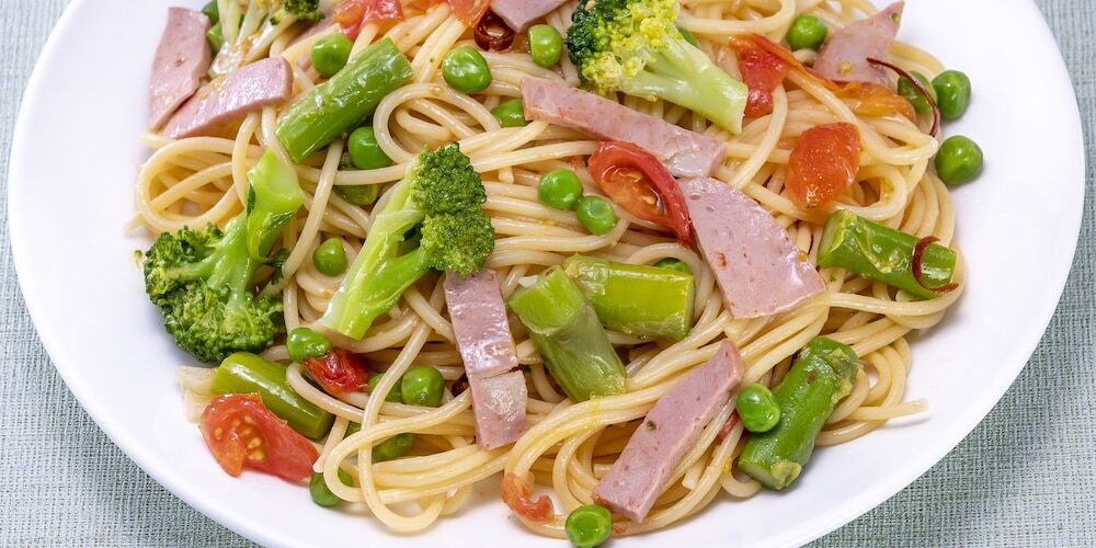 朝食ビュッフェ パスタ