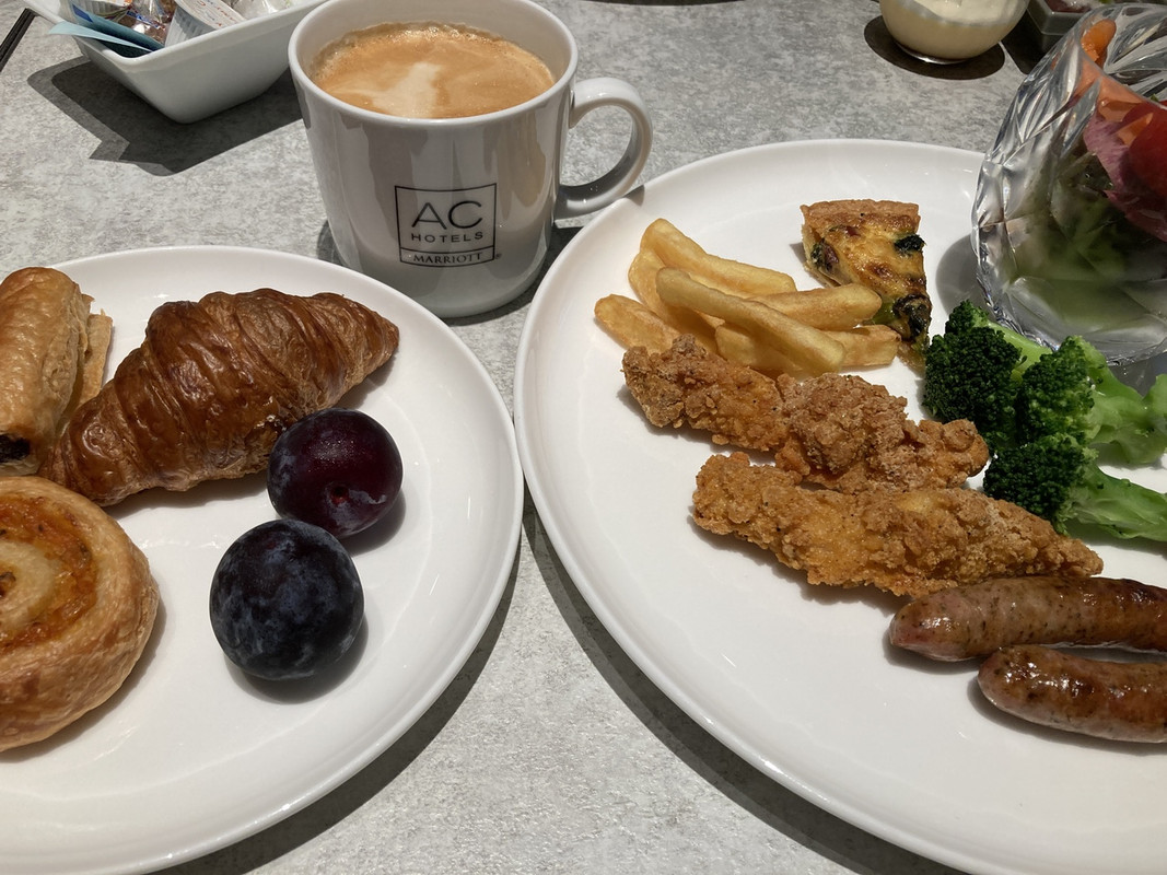 朝ごはんはブッフェ
