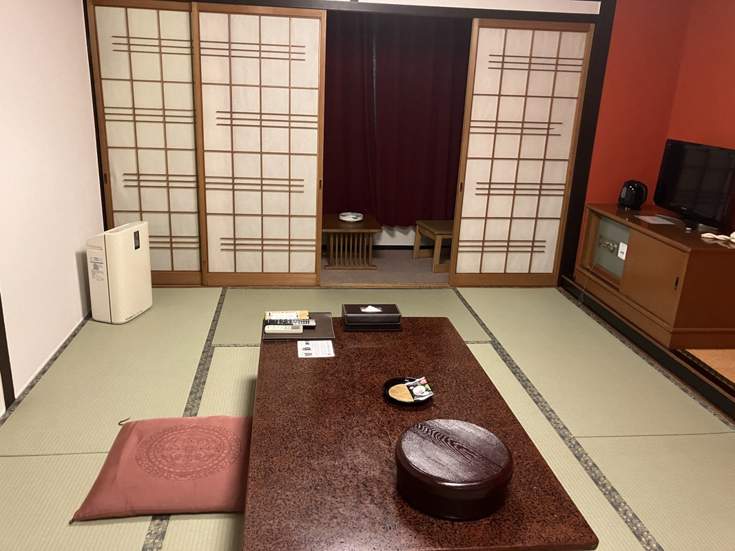 典型的な日本旅館風の部屋