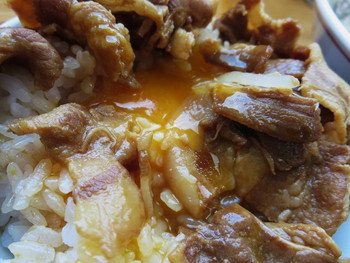 「中華そば 春陽軒」料理 822981 崩れた黄身を絡めて食べるとめっさウマウマ！
