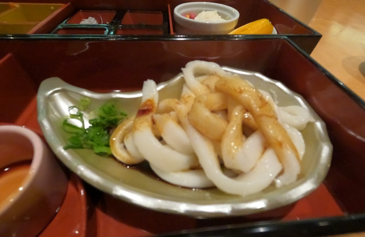 朝食には伊勢うどんがありました