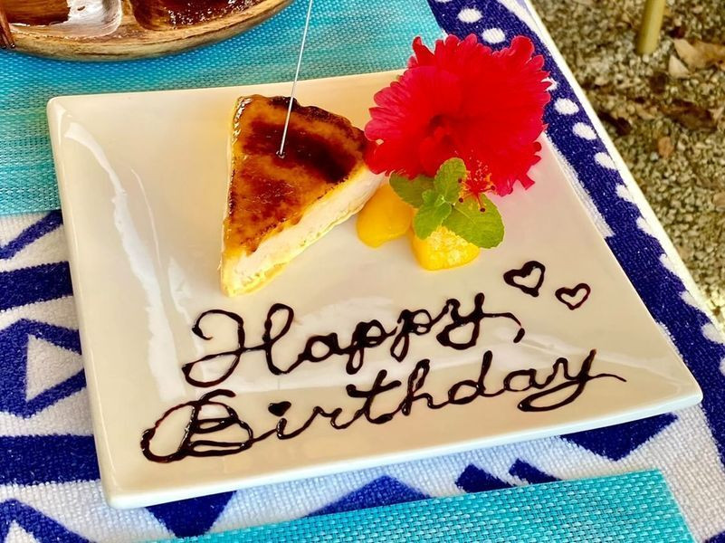 私への誕生日ケーキも嬉しかったです。