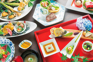 深山山荘の畑で採れた野菜も堪能