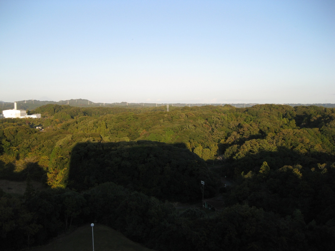 部屋から眺める山々