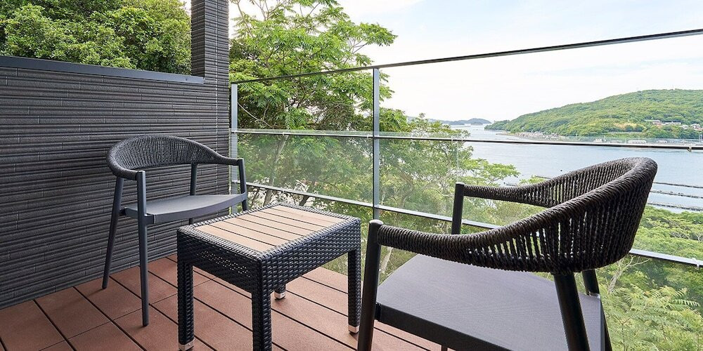 客室テラス一例