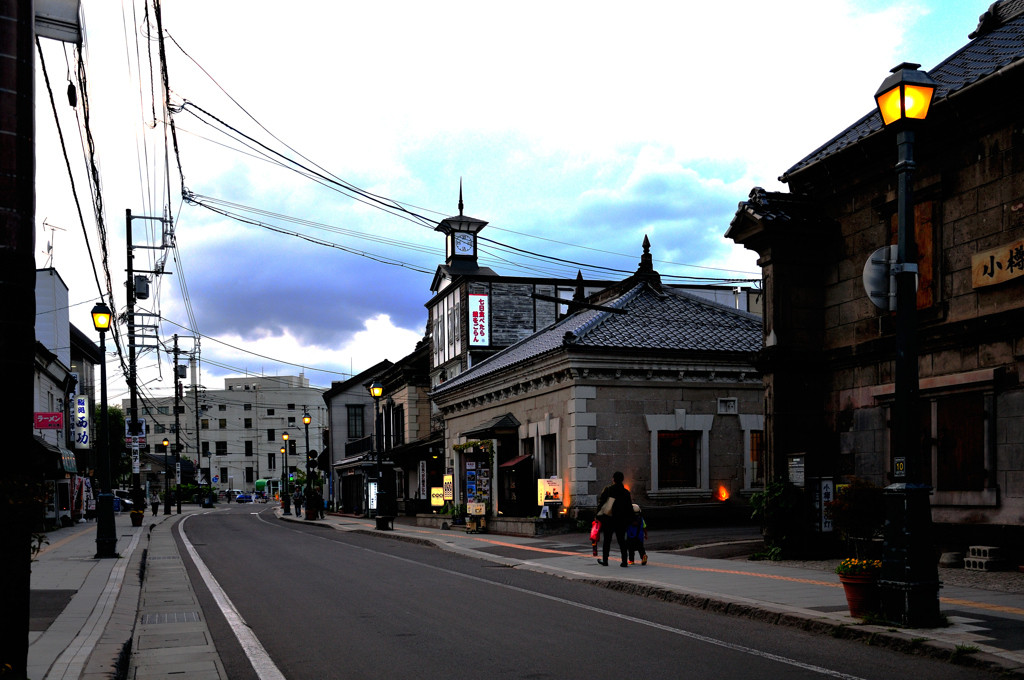 堺町通りは小樽の主要観光スポット　1468983