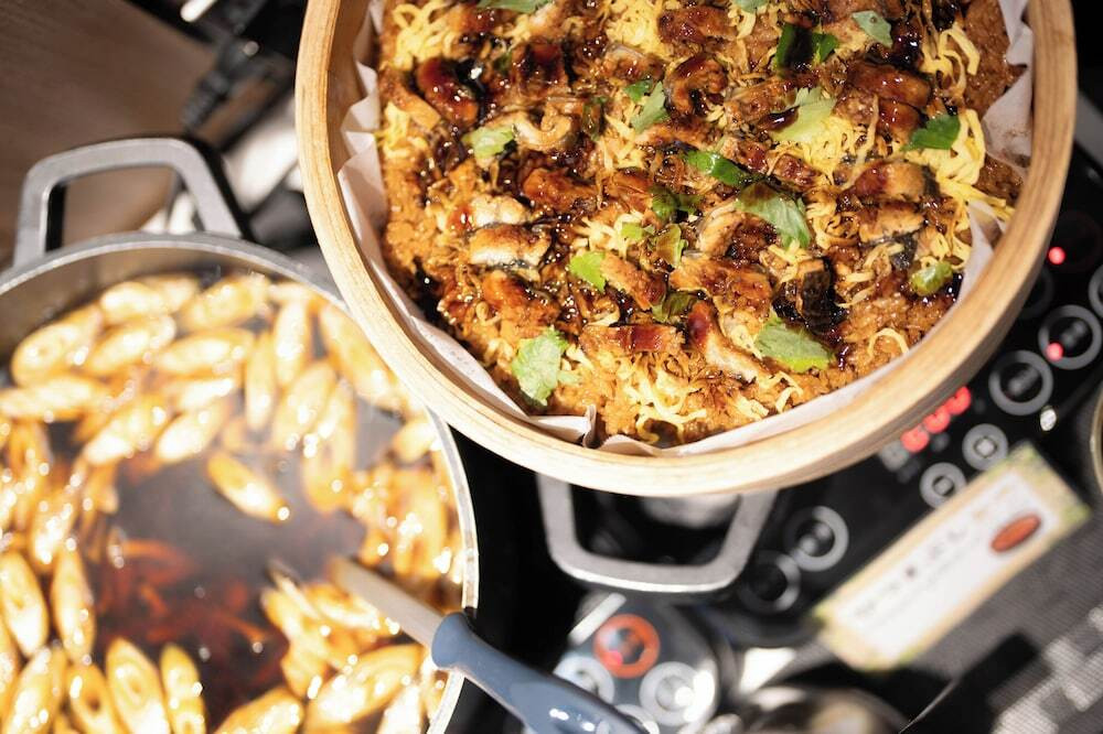 朝食ビュッフェ