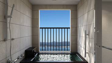 ラグジュアリーツインの半露天風呂 / 11