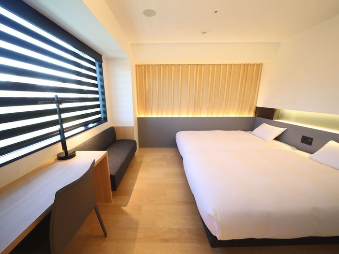 全室ダイソンのタスクライト付でセンス抜群。女子旅なら「スタンダードツイン」か「スーペリアツイン」がおすすめ