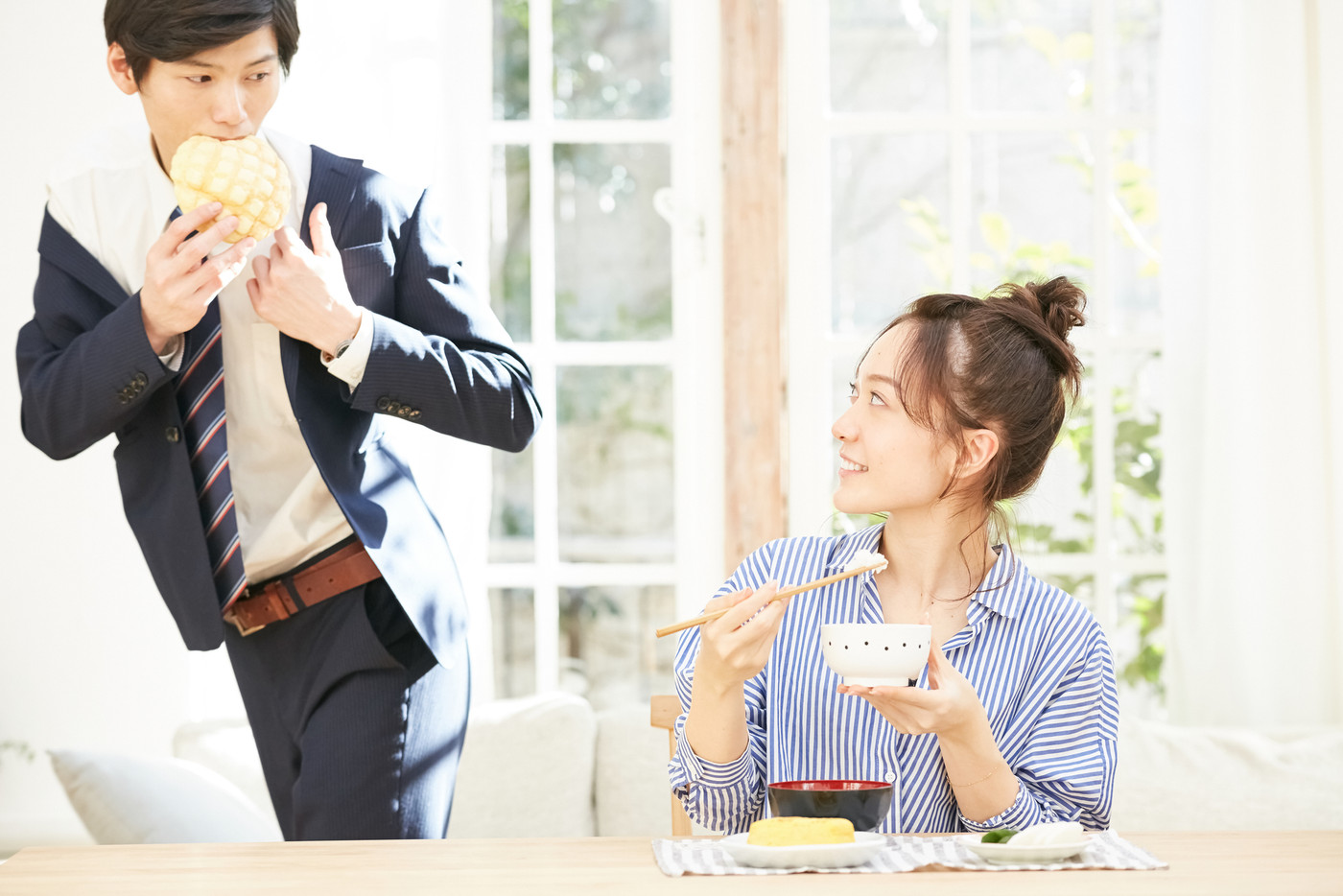 カップル　ライフスタイル　食事