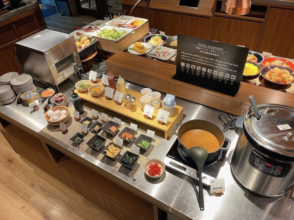 朝食ビュッフェ