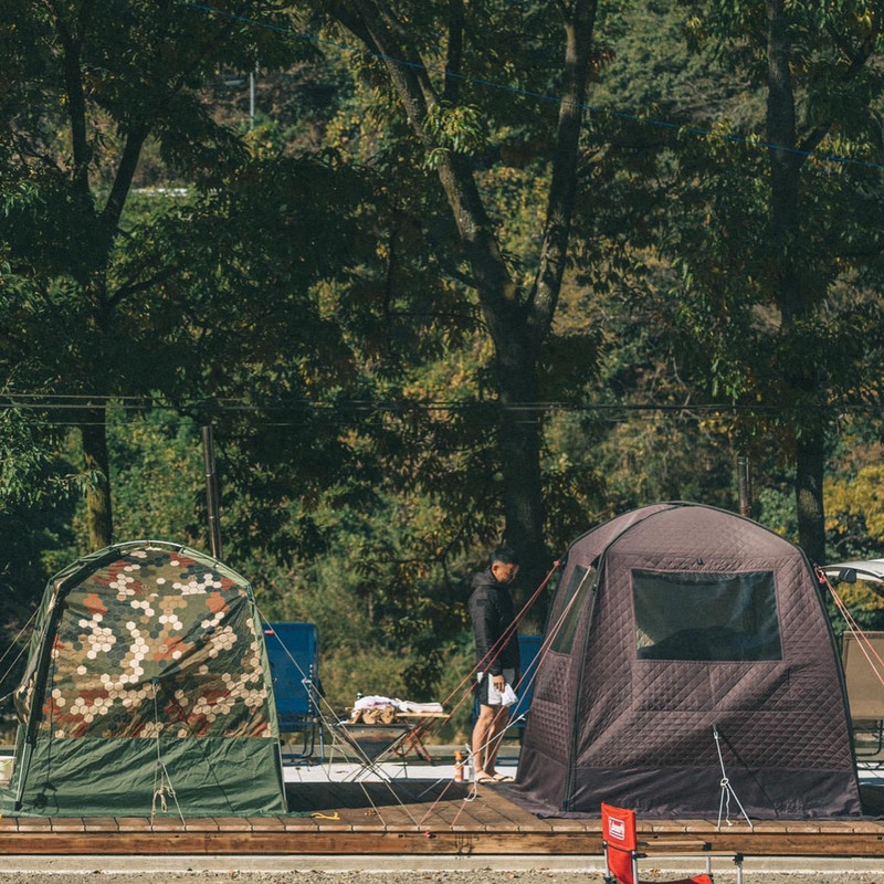 テントサウナ②