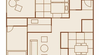 【欅】温泉露天風呂とツインベッドの和洋室