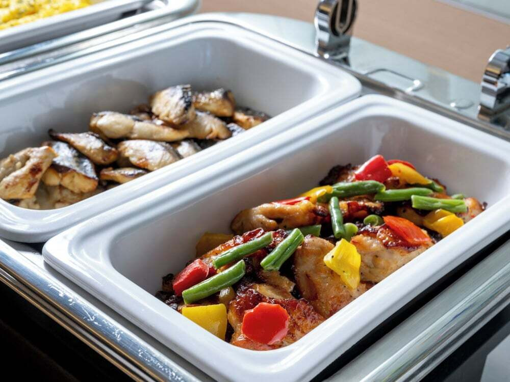 朝食ビュッフェ