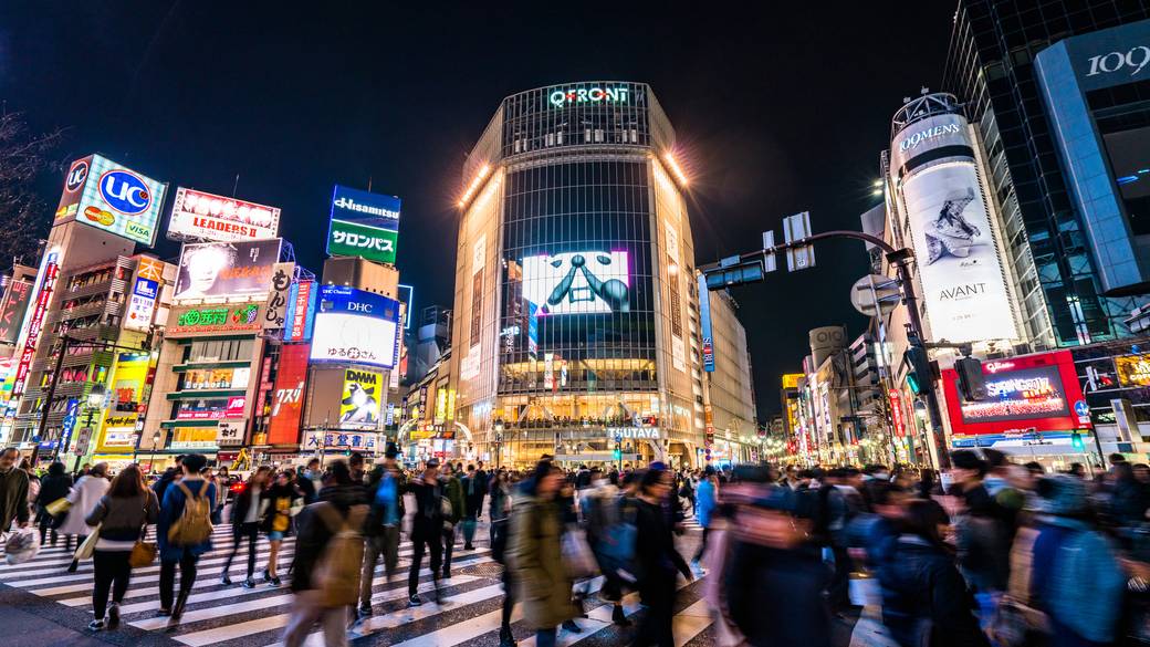 夜の渋谷の街 / 5