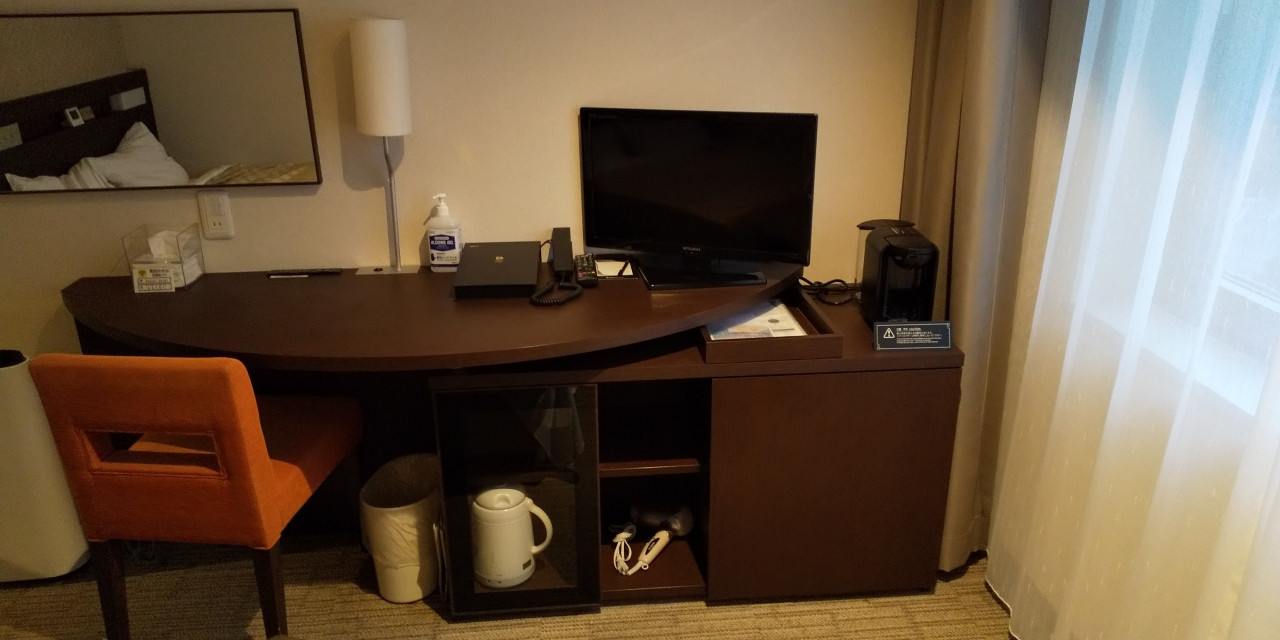 ビジネスホテルらしい感じ