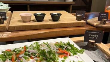 夕食ハーフビュッフェ 庄内浜からの新鮮シーフード / 5