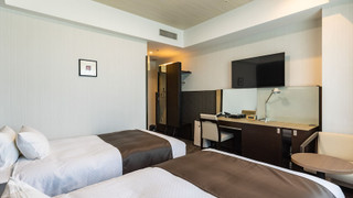 【禁煙】スタンダードツイン/22㎡/120㎝幅ベッド×2台