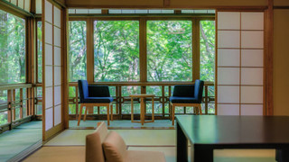 Japanese Traditional Room (8 Tatami Mats with bath, can't serve dinner after 7 P.M.)