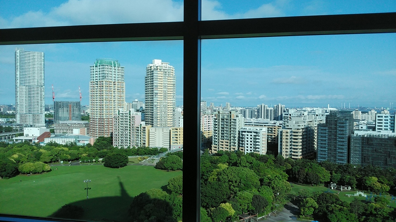 幕張のマンション群