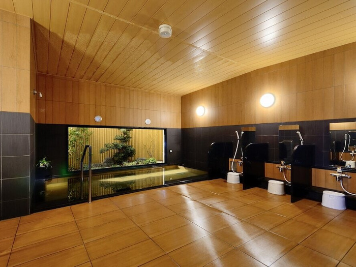 女性大浴場は専用のキーが必要に。女子1人旅でも安心◎