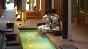 足湯カフェでの過ごし方イメージ / 3