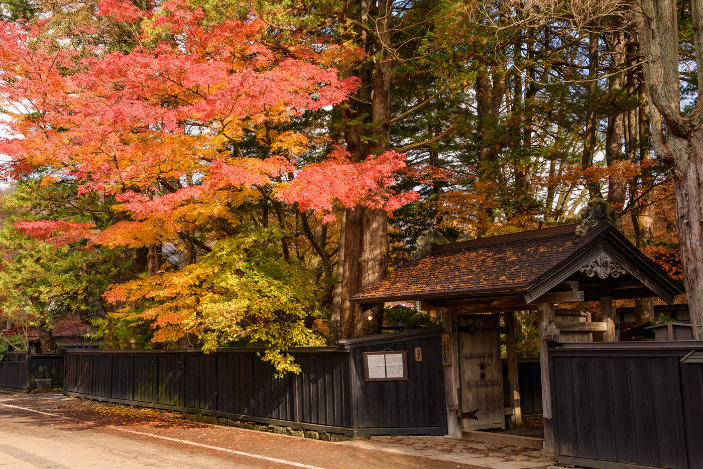 みちのくの小京都　角館武家屋敷の紅葉