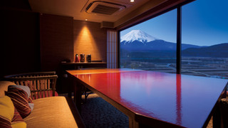 福地B　露天風呂付　富士山側　ベッド2　布団3 [山梨ワインラウンジ利用可能]